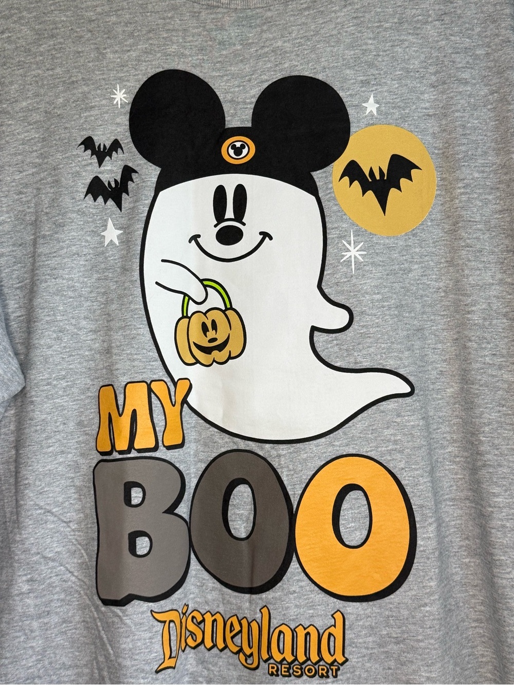 NEW Disney Parks 'My Boo' Halloween Boy Ghost T-Shirt Adult Size 2XL - Picture 3 of 4